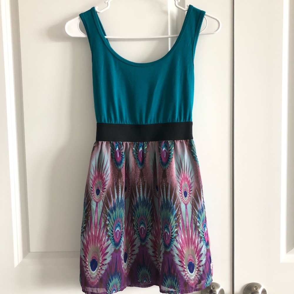 Teal dress